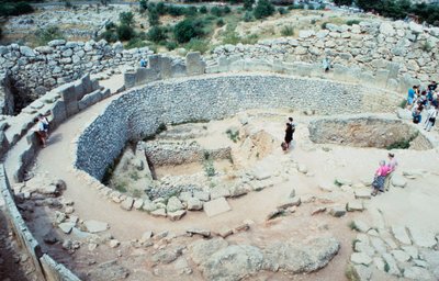 希腊迈锡尼防御工事遗址，约公元前1600-1100年 作者 不明