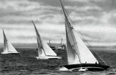 六米R级帆船，柏林奥运会，1936年 作者 不明