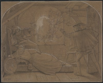 《睡美人》多恩罗申，1864年。 作者 不明