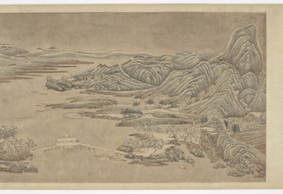 山河清雪》，王维之后，16-17世纪。 作者 不明