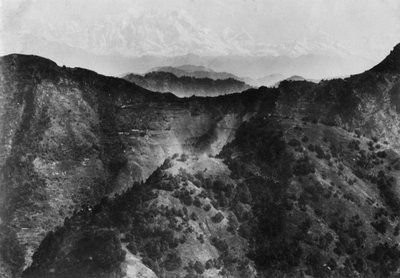 喜马拉雅山上的积雪，摄于查克拉塔，1917年 作者 不明