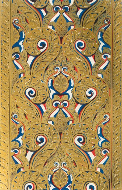 鱼塘法院拱门拱腹，1907年。 作者 不明