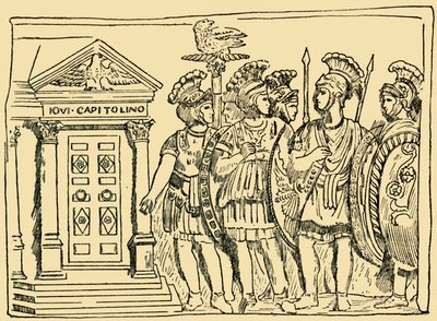 c1930年，罗马著名的Praetorian Guard的士兵。 作者 不明