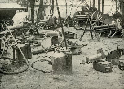 战场上的战利品，1919年。 作者 不明