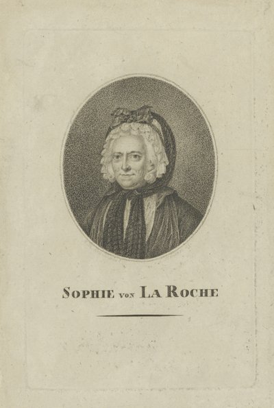 索菲·冯·拉·罗什（Sophie von La Roche），出生于古特曼·冯·古特斯霍芬（1730-1807），c。 1800。 作者 不明