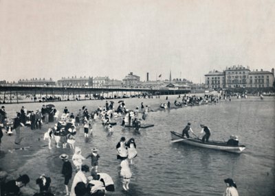 绍斯波特-码头和南湖，1895年 作者 不明