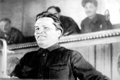 苏联政治家谢尔盖·基洛夫（Sergei Kirov），第17届共产党代表大会，苏联莫斯科，1934年 作者 不明