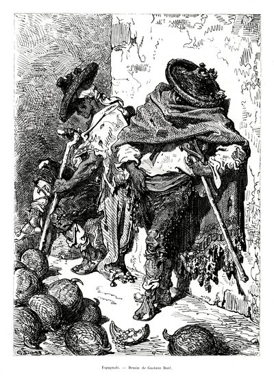 西班牙人，1886年 作者 不明