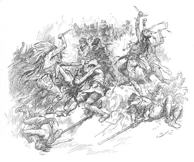 1902年，在著名步枪兵的喉咙处从沼泽和飞虫中飞出 作者 不明