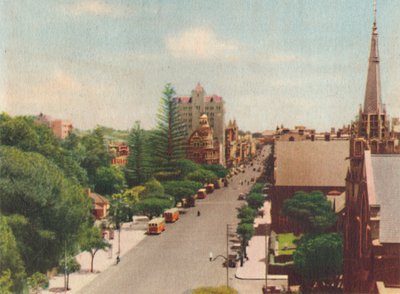 朝西的圣乔治露台，建于1947年。 作者 不明