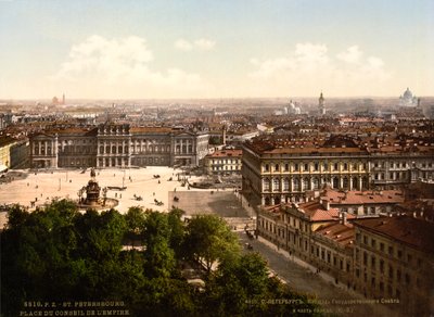 圣以撒广场（St Isaacs Square），俄罗斯圣彼得堡，c1890-c1905 作者 不明