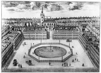 伦敦圣詹姆士广场（St Jamess Square），18世纪，1907年 作者 不明