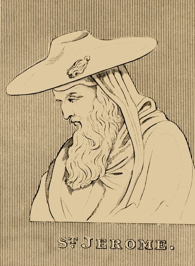 圣杰罗姆（St.Jerome），电话：347-420年，1830年。 作者 不明