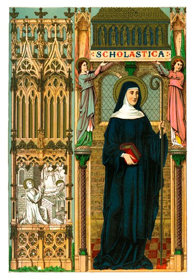 1886年，圣舍贝拉（St Scholastica） 作者 不明