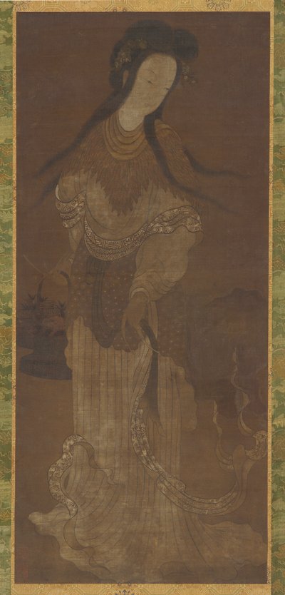 女仙立像，明代，16-17世纪。 作者 不明