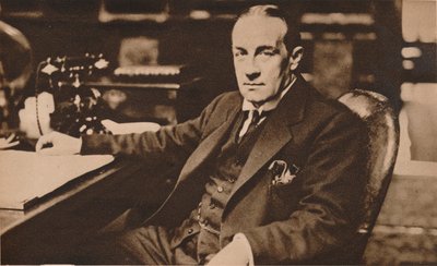 1935年5月，新当选为英国首相的斯坦利·鲍德温（Stanley Baldwin）。 作者 不明