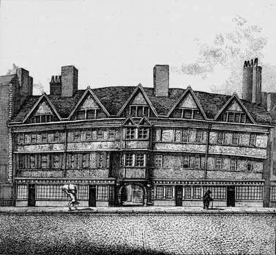 Staple Inn，伦敦高霍尔本，c1890 1904 作者 不明