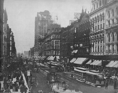 芝加哥，State Street，c1897。 作者 不明