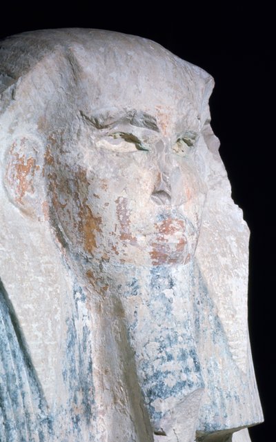 公元前27世纪的古埃及法老Djoser雕像 作者 不明