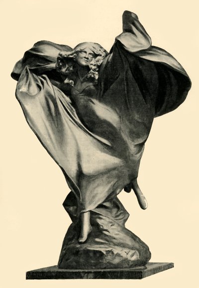 泰奥多·里维埃（ThéodoreRivière）的洛伊·富勒（LoïeFuller）雕像，约1890年代，1903年。 作者 不明