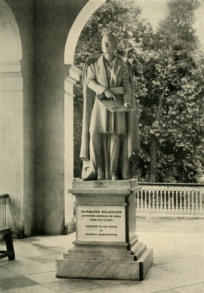 达尔豪西勋爵雕像，1925年。 作者 不明