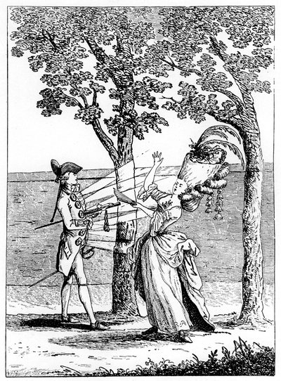 钢钮扣，Coup de Bouton，1777年 作者 不明