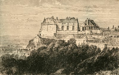 斯特灵城堡，1890年。 作者 不明
