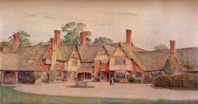 斯托克·谷仓，富尔默，雄鹿。 Gerald Unsworth＆Inigo Triggs，建筑师，1914年 作者 不明