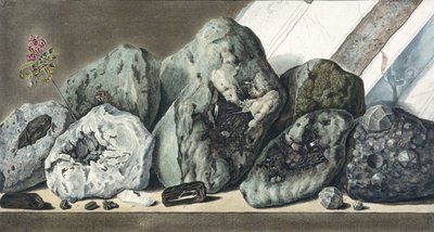 Stones and crystals from Mount Vesuvius, c 1770 作者 不明