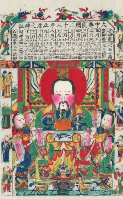 炉神，20世纪初。 作者 不明