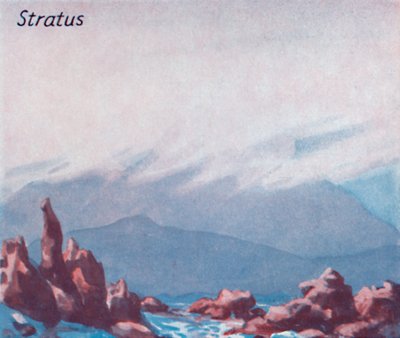 Stratus-数十种天空中的主要云形式，1935年 作者 不明
