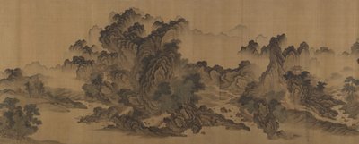 溪流和山峰没有尽头，17世纪。 作者 不明