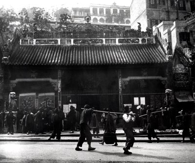 1900年，香港，街景 作者 不明