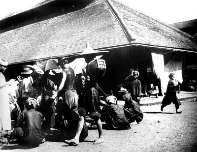 西贡街景，1900年 作者 不明