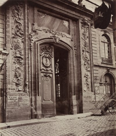 第戎街，1870年之前。 作者 不明