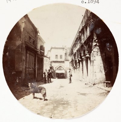 “街景”，1894 年 作者 不明