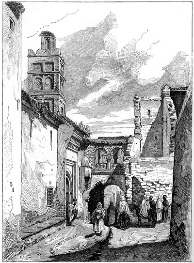 阿尔及利亚特莱姆森街景，c1890年 作者 不明