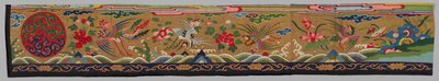 丝绸挂毯条Ko Ssu，1700年代-1800年代。 作者 不明