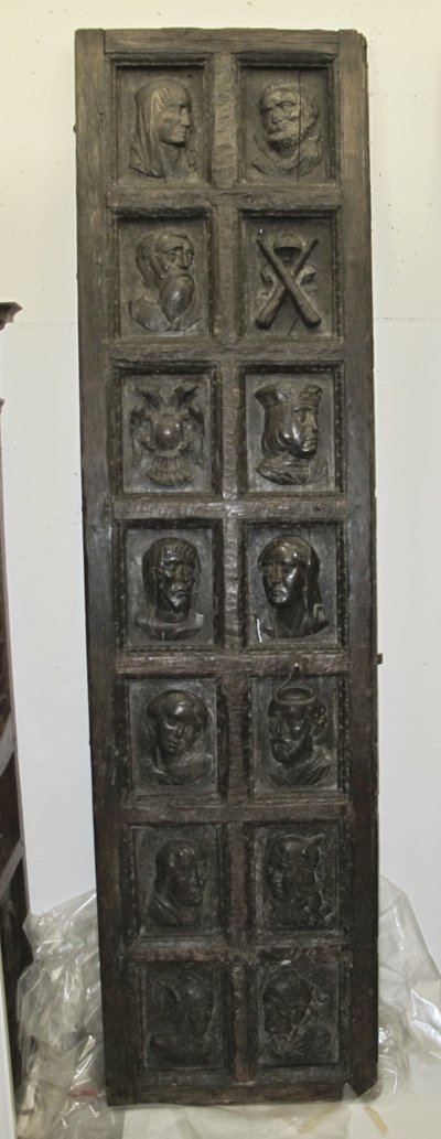 一对工作室门，1500s。 作者 不明