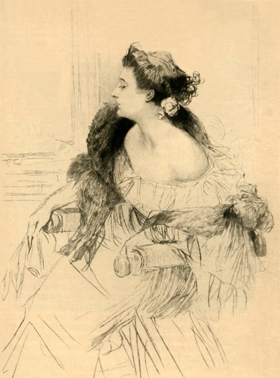 研究，1903年。 作者 不明