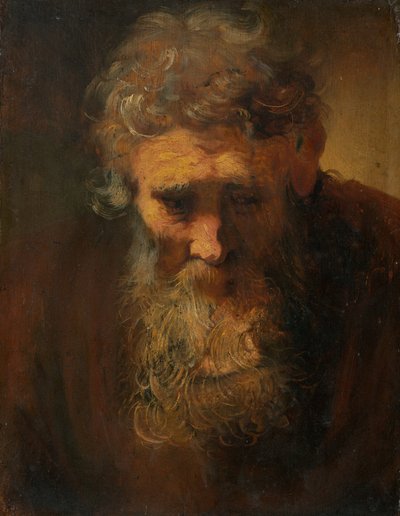 一个老人的研究，可能是17世纪末。 作者 不明