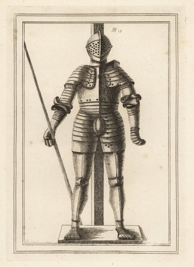 Suit of armour made for King Henry VIII at age 18 in the Tower of London 作者 不明