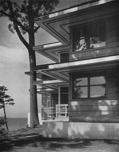 夏季小屋...位于马里兰州吉布森岛，1933年 作者 不明