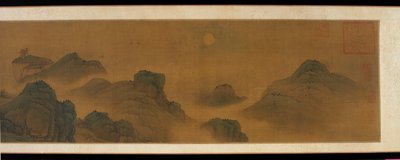 陆地和海上的太阳和月亮，17-18世纪。 作者 不明