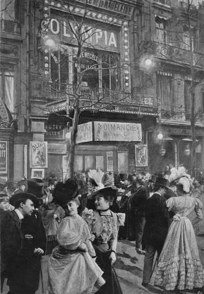 大道上-雅典奥运会的出口，1900年 作者 不明