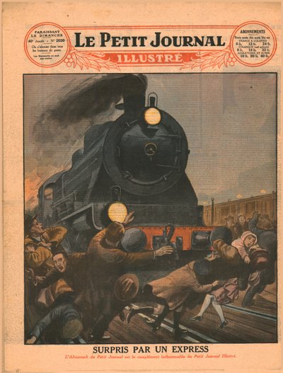 1929年，《快车出人意料》。 作者 不明