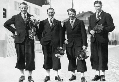 瑞典越野滑雪队，冬季奥运会，德国加米许-帕坦克辛，1936年 作者 不明