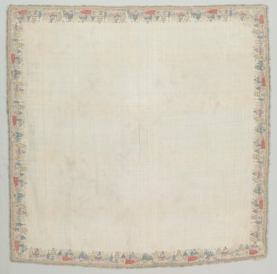 桌布c。 1775-1825年。 作者 不明