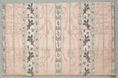 塔法塔（Taffeta），布罗卡迪（Brocaded），建于1700年代后期。 作者 不明