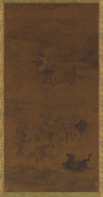 鞑靼骑兵，明朝，1368-1644。 作者 不明